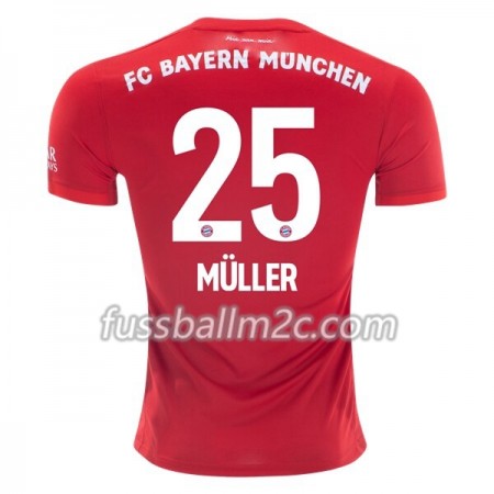 Fußballtrikots FC Bayern München Thomas Müller 25 Heim Trikotsatz 2019-2020 Fußballtrikots FC Bayern München Thomas Müller 25 Heim Trikotsatz 2019-2020